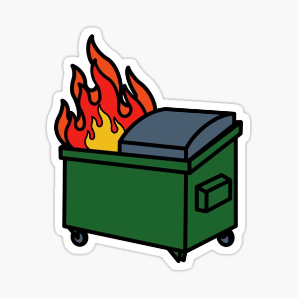  MAIANEY (3 Pcs) My Dumpster Fire Burns Eternal Sticker Funny  Dumpster Fire Sticker Dumpster Fire Quotes Everything is Fine Christmas  Dumpster Fire Gag Gifts Decorations Laptop Bottle Window Car 3x4 