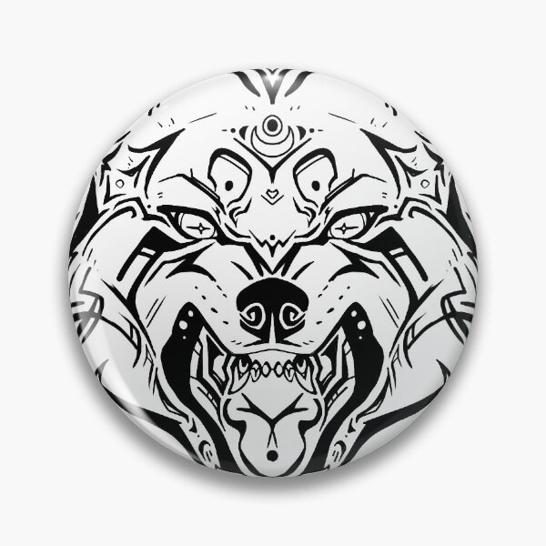 Item preview, Fangs Out! Stylized Wolf designed and sold by PixelsArtStall.