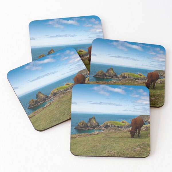 Item preview, Kynance cove with cows designed and sold by kathleenjean.