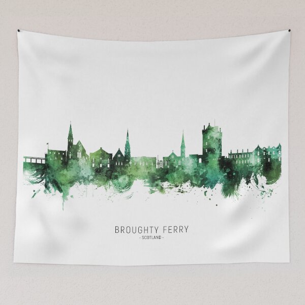 Item preview, Broughty Ferry Scotland Skyline designed and sold by ArtPrints.