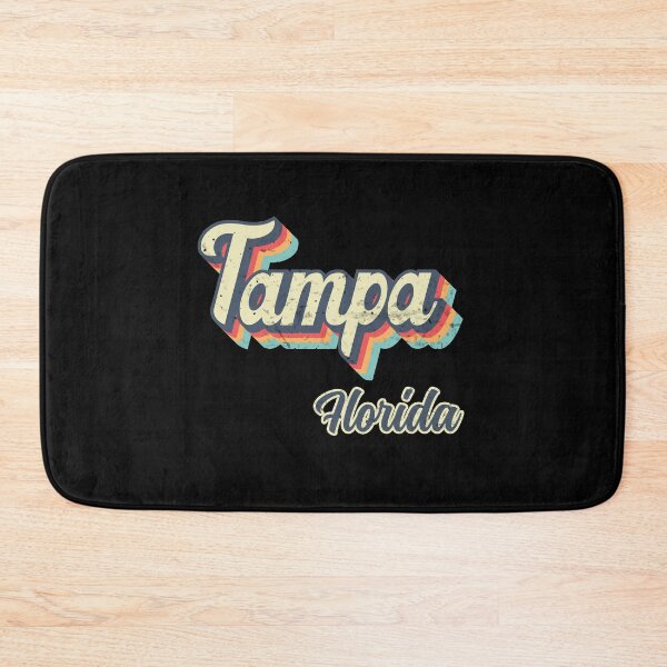 Item preview, Tampa city Florida Retro Vintage 70s rainbow designed and sold by Teelogic.