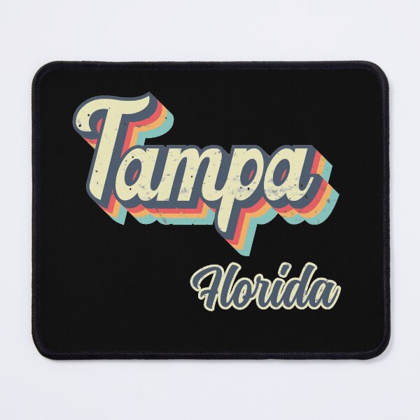 Item preview, Tampa city Florida Retro Vintage 70s rainbow designed and sold by Teelogic.