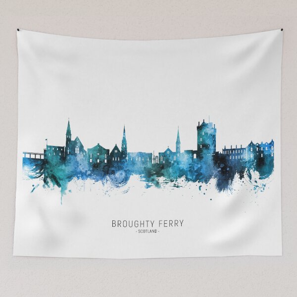 Item preview, Broughty Ferry Scotland Skyline designed and sold by ArtPrints.