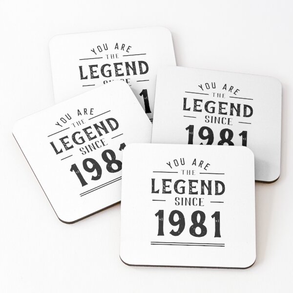 Item preview, Legend Since 1981 | Vintage 41th Birthday designed and sold by JooArtPrints  ★★★★★.