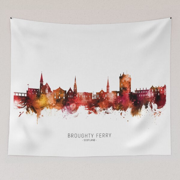 Item preview, Broughty Ferry Scotland Skyline designed and sold by ArtPrints.