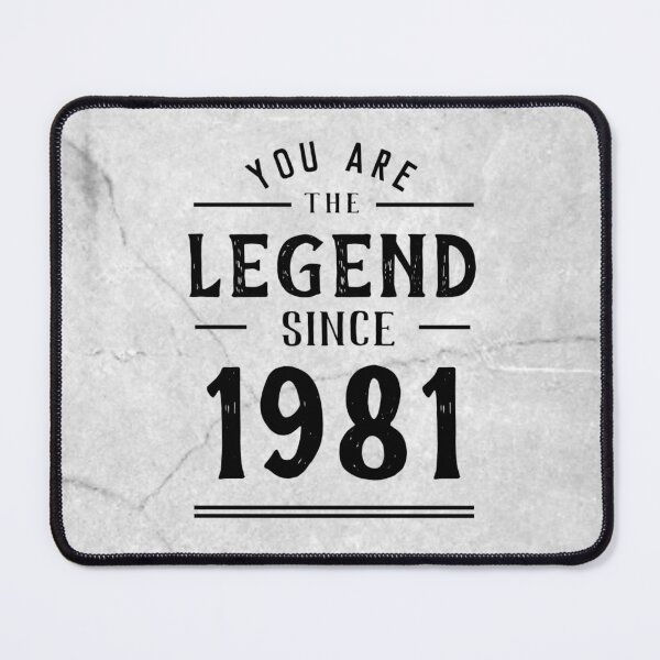 Item preview, Legend Since 1981 | Vintage 41th Birthday designed and sold by JooArtPrints  ★★★★★.