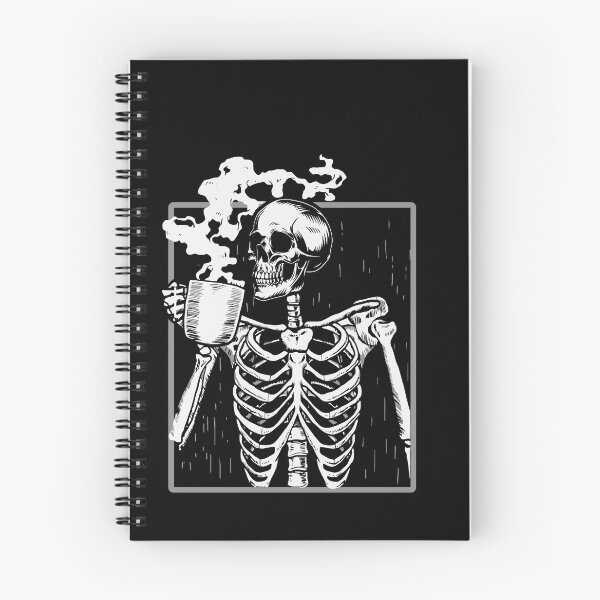 Item preview, Esqueleto Beber Café Diseño De Halloween designed and sold by boopsblunt.