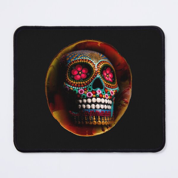 Item preview, Colorful Skull in Oil. designed and sold by JaneBadness.