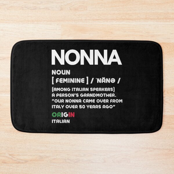 Item preview, Nonna Definition (Italian for Grandmother) White designed and sold by OutofFocusShop.
