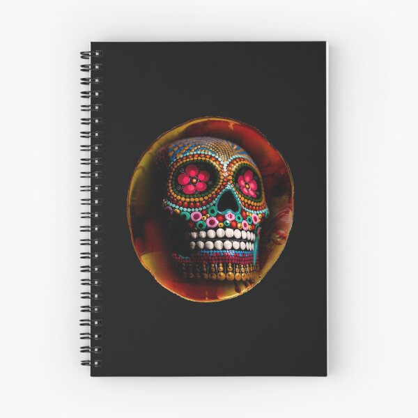 Item preview, Colorful Skull in Oil. designed and sold by JaneBadness.