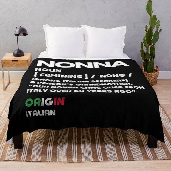 Item preview, Nonna Definition (Italian for Grandmother) White designed and sold by OutofFocusShop.