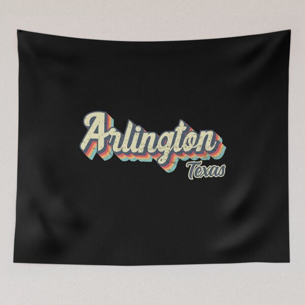 Item preview, Arlington city Texas Retro Vintage 70s rainbow designed and sold by Teelogic.