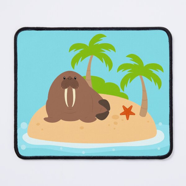 Item preview, Tropical Walrus  designed and sold by Lulupainting.