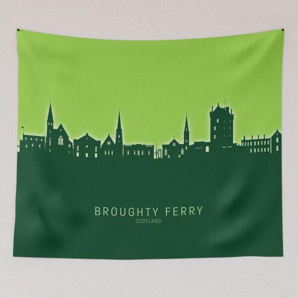 Item preview, Broughty Ferry Scotland Skyline designed and sold by ArtPrints.