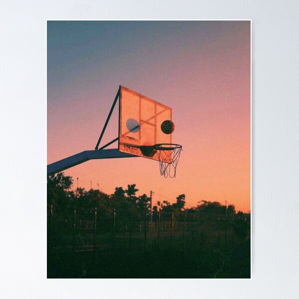 Item preview, Pink Sunset And Basketball designed and sold by iamdesigns14.