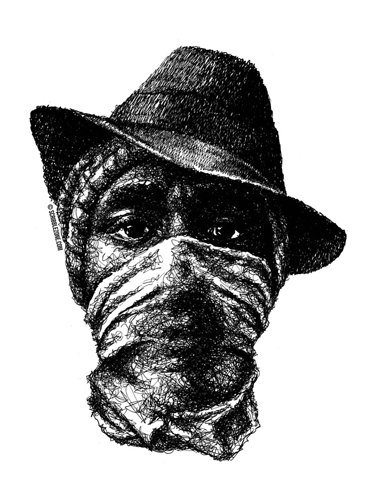 Thumbnail 3 of 3, Scarf, Scribbled Rapper designed and sold by KevinRonaldo.