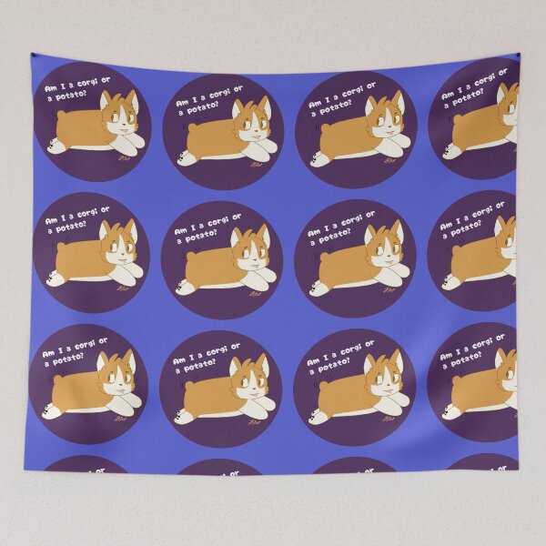 Item preview, Am I a corgi or a potato? designed and sold by lerenee.