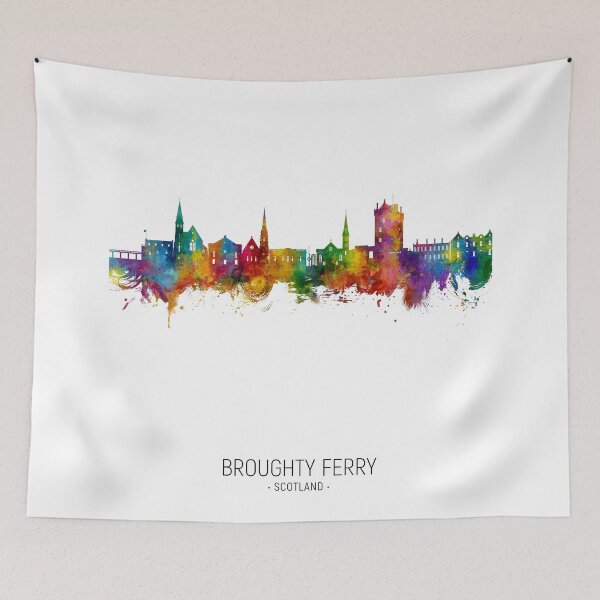 Item preview, Broughty Ferry Scotland Skyline designed and sold by ArtPrints.