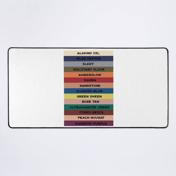 Item preview, ALL THE COLORS NAMED FROM New York Fashion Week Autumn - Winter 2020 - 2021 designed and sold by ozcushions.