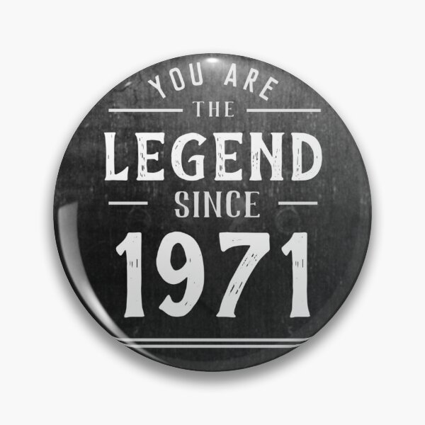 Item preview, Legend Since 1971 | Vintage 51th Birthday designed and sold by JooArtPrints  ★★★★★.