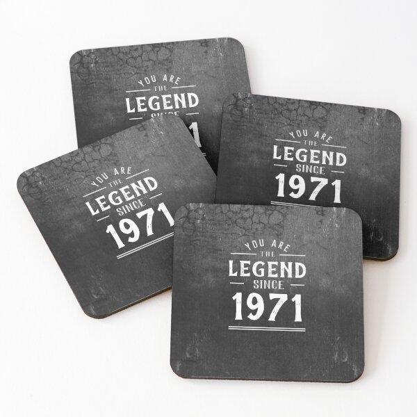 Item preview, Legend Since 1971 | Vintage 51th Birthday designed and sold by JooArtPrints  ★★★★★.