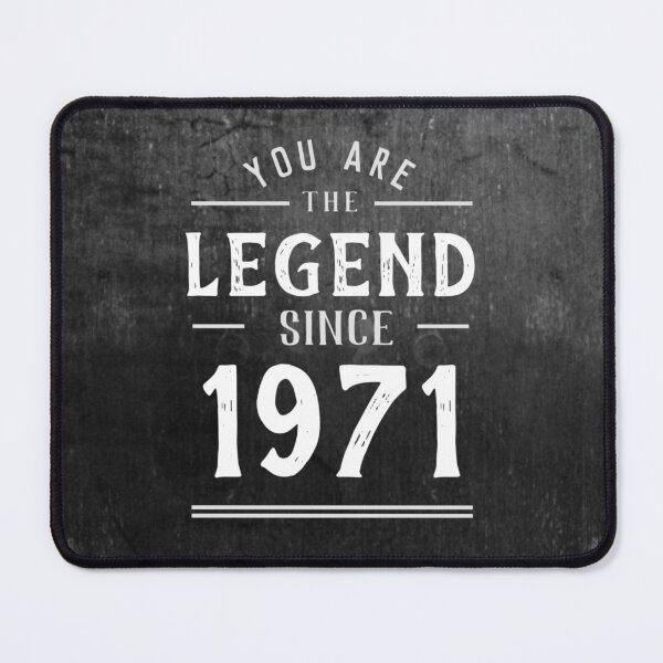 Item preview, Legend Since 1971 | Vintage 51th Birthday designed and sold by JooArtPrints ★★★★★.