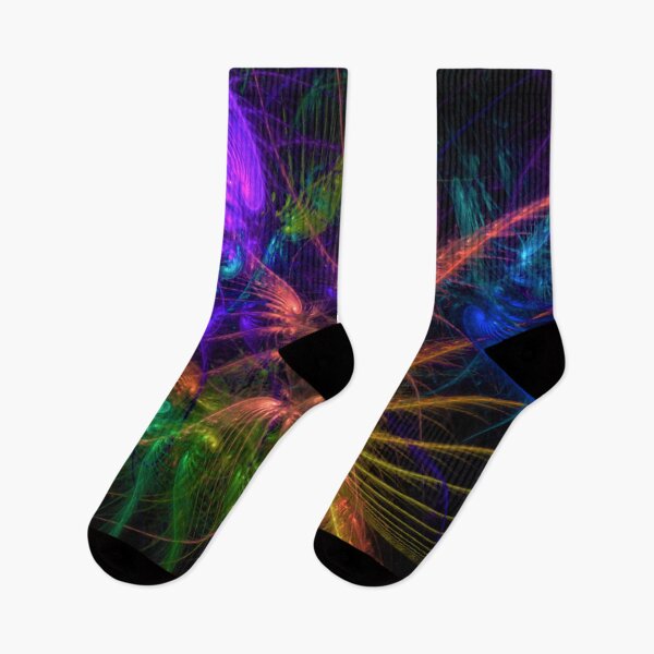 Artikelvorschau, psychedelisches geometrisches Regenbogendesign entworfen und verkauft von BelAnnGrey.