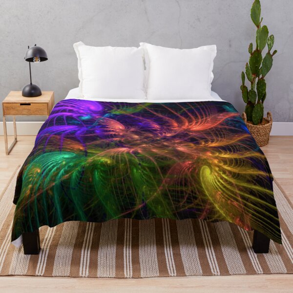Artikelvorschau, psychedelisches geometrisches Regenbogendesign entworfen und verkauft von BelAnnGrey.