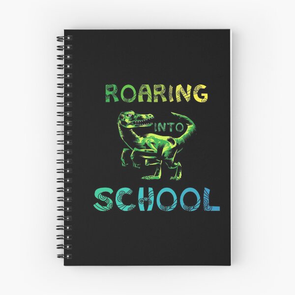 Aperçu de l'œuvre Rugissant dans l'école - T-Rex drôle créée et vendue par FoxCodeCreation.
