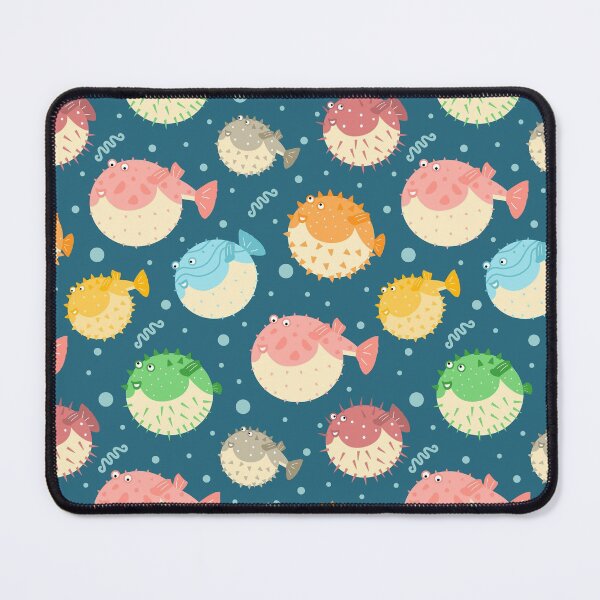 Item preview, Colorful Puffer Fish designed and sold by Lulupainting.