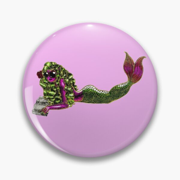 Item preview, Rose-Pink Mermaid designed and sold by Brooksie Fontaine.