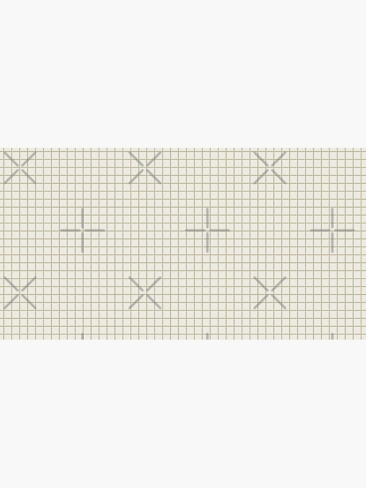 Sage green small grid minimal pattern by by-jwp