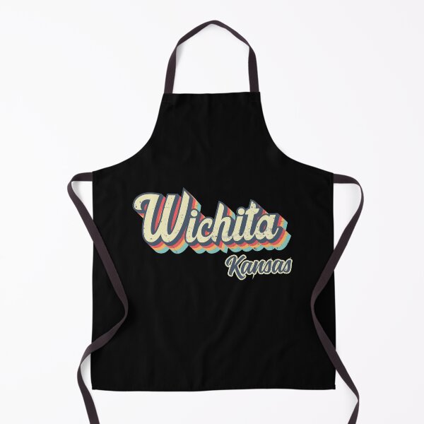 Item preview, Wichita city Kansas Retro Vintage 70s rainbow designed and sold by Teelogic.