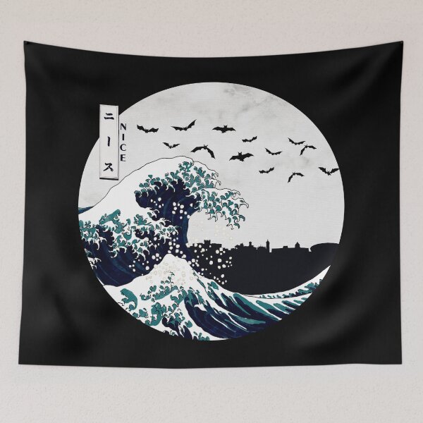 Item preview, Nice Kanagawa Wave Dark designed and sold by DFerraz.