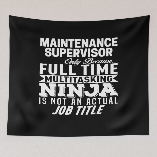 Item preview, Maintenance Supervisor designed and sold by clickmostro.
