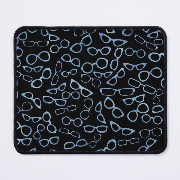 Item preview, Various Shaped Eyeglasses Pattern - Blue Watercolor designed and sold by Primroaddesigns.