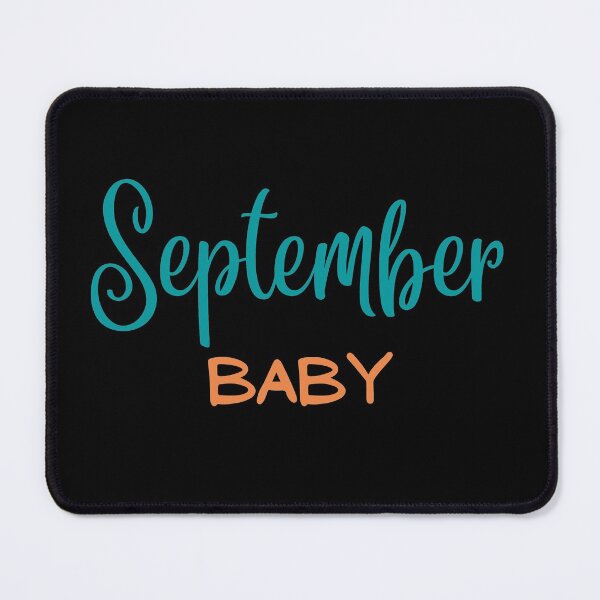 Item preview, September Baby - Blue and Orange designed and sold by JanviRamani.