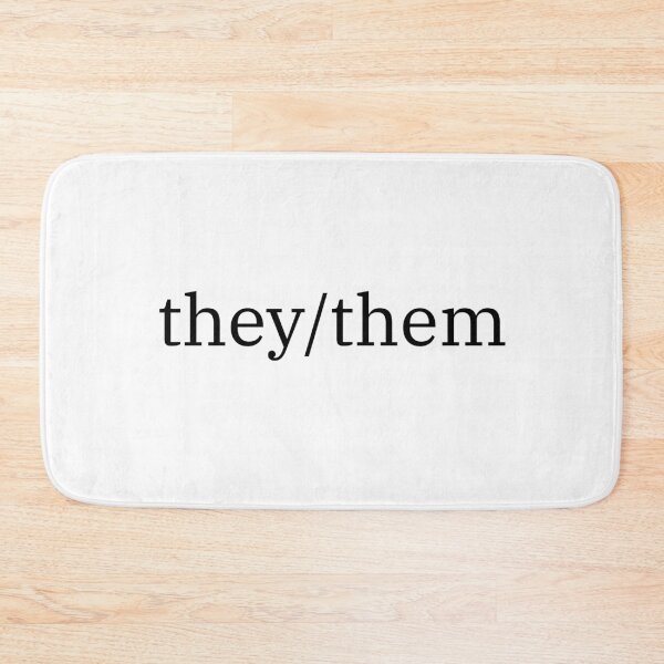 Item preview, they/them blck designed and sold by WeLovePlantsToo.