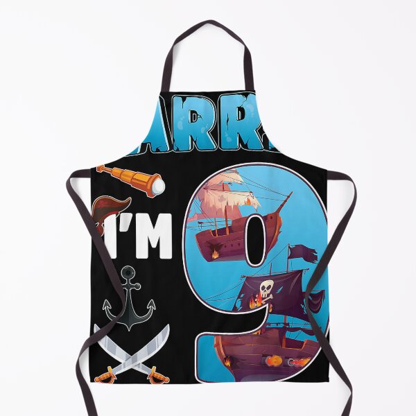 Item preview, 9 Year Old Pirate B-day Party 9th Birthday ARR ship Pirate designed and sold by adrianrefugio.