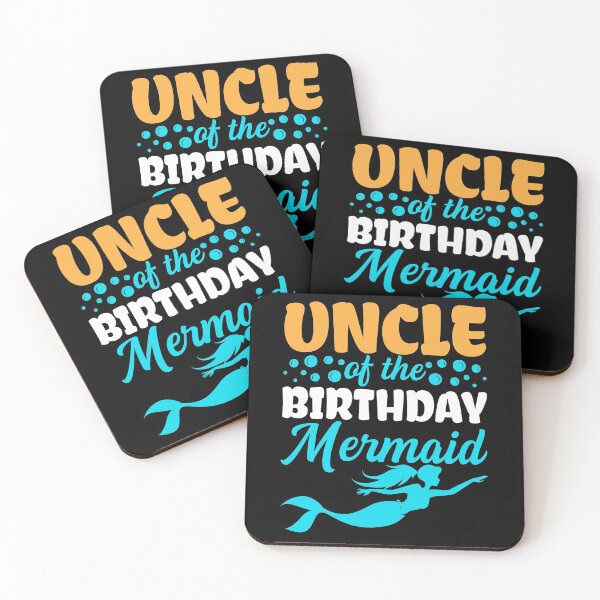 Item preview, UNCLE OF THE BIRTHDAY MERMAID designed and sold by fatshirt.