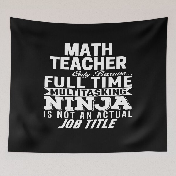 Item preview, Math Teacher designed and sold by clickmostro.