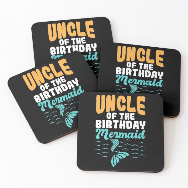 Item preview, UNCLE OF THE BIRTHDAY MERMAID designed and sold by fatshirt.
