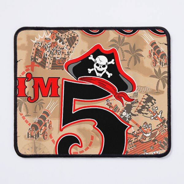 Item preview, ARR I'm 5 Pirate Birthday Boys 5th B-Day Pirate Theme Party designed and sold by adrianrefugio.