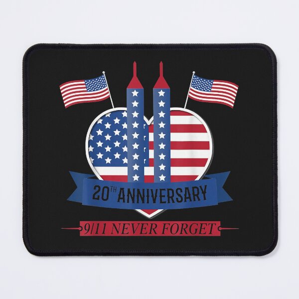 Item preview, 20th Anniversary Never Forget 911 Patriot Day 2021 designed and sold by HelenMaryF.