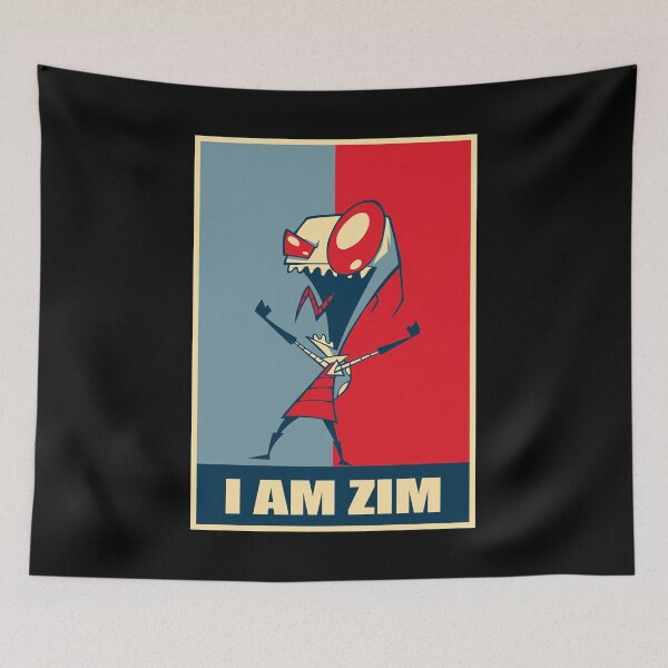 Item preview, Zim blue and red poster designed and sold by SanduskyPaticia.