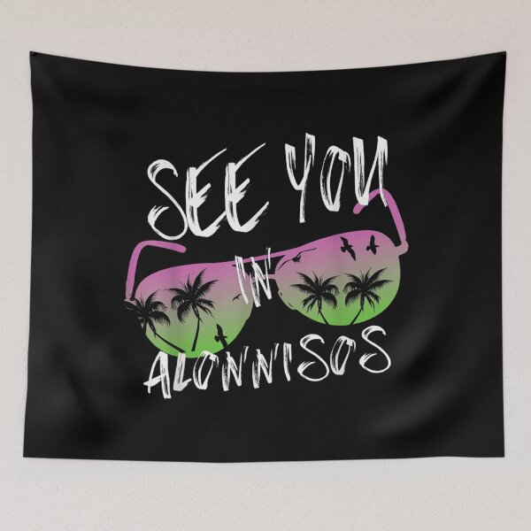 Item preview, See You In Alonnisos Holiday Greece sunset sunglasses  designed and sold by AlvaShop.