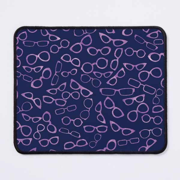 Item preview, Various Shaped Eyeglasses Pattern - Purple designed and sold by Primroaddesigns.