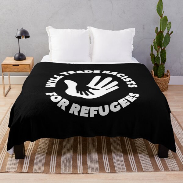 Item preview, Will trade racists for refugees! designed and sold by HROC.