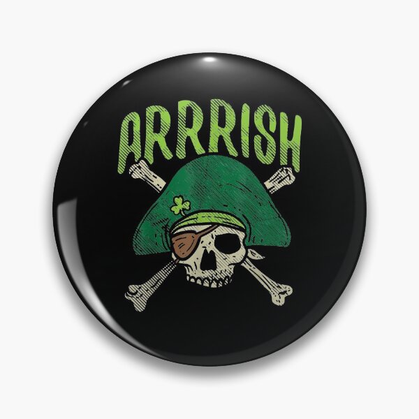 Item preview, Arrish Irish Pirate Skull Leprechaun St Patricks Day Boys designed and sold by adrianrefugio.