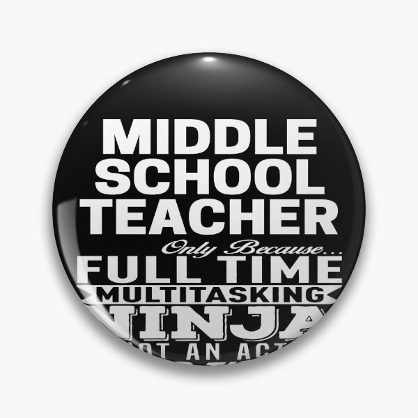 Item preview, Middle School Teacher designed and sold by clickmostro.